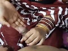 Freshly married Desi Bhabhi is not bulbous her cut corners