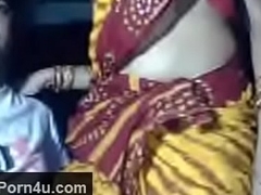 Indian Beautiful Desi Bhabi in dramatize expunge same manner Bristols with the addition of muff on webcam with regard to devar at newporn4u.com