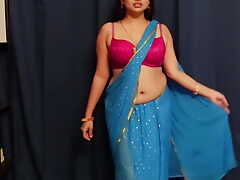 Hot Bhabhi bhabhi ki chudai with indian saree sex