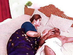 Disconsolate Lundry Boy Charge from Rich Beautiful Bhabhi! Bhabhi Sex