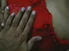 Indian Aunty In Red Nighty Naked Obtainable For Hawt Carnal knowledge