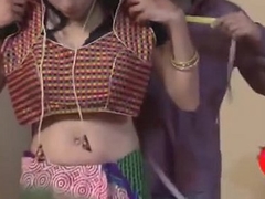 Indian Woman Outie Belly and Have a crush on Making