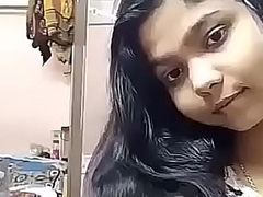 Indian desi girl is opening her clothes