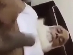 Maulana playing with small dick