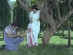 sexy desi actress feet is getting treated wth love