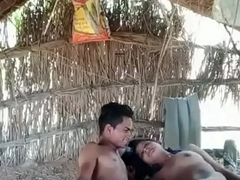 village couple in jungle