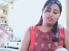 Swathi naidu enjoying while cooking relative to her steady old-fashioned