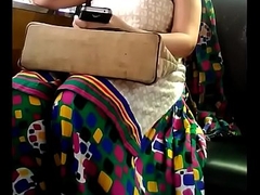 Bhabhi bouncing boobs in car