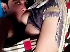 Bhabhi Getting Boobs sucked by Young Guy